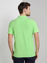 Poloshirt mit Logo-Patch - Männer - neon gecko green Poloshirt mit Logo-Patch - Männer - neon gecko green - 2 - TOM TAILOR