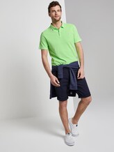 Poloshirt mit Logo-Patch - Männer - neon gecko green Poloshirt mit Logo-Patch - Männer - neon gecko green - 3 - TOM TAILOR
