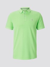 Poloshirt mit Logo-Patch - Männer - neon gecko green Poloshirt mit Logo-Patch - Männer - neon gecko green - 7 - TOM TAILOR