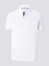 Poloshirt mit Allover-Print - Männer - White Poloshirt mit Allover-Print - Männer - White - 7 - TOM TAILOR