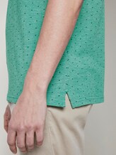 Poloshirt mit Allover-Print - Männer - green triangle design Poloshirt mit Allover-Print - Männer - green triangle design - 10 - TOM TAILOR