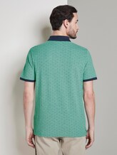 Poloshirt mit Allover-Print - Männer - green triangle design Poloshirt mit Allover-Print - Männer - green triangle design - 2 - TOM TAILOR