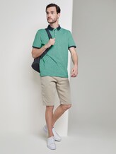 Poloshirt mit Allover-Print - Männer - green triangle design Poloshirt mit Allover-Print - Männer - green triangle design - 3 - TOM TAILOR
