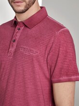Gestreiftes Poloshirt mit kleiner Stickerei - Männer - wine rose pink Gestreiftes Poloshirt mit kleiner Stickerei - Männer - wine rose pink - 9 - TOM TAILOR
