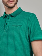 Gestreiftes Poloshirt mit kleiner Stickerei - Männer - rich meadow green Gestreiftes Poloshirt mit kleiner Stickerei - Männer - rich meadow green - 10 - TOM TAILOR