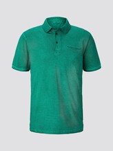 Gestreiftes Poloshirt mit kleiner Stickerei - Männer - rich meadow green Gestreiftes Poloshirt mit kleiner Stickerei - Männer - rich meadow green - 7 - TOM TAILOR