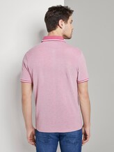Tweekleurig poloshirt met contrasterende bekleding - Mannen - pink two tone pique Tweekleurig poloshirt met contrasterende bekleding - Mannen - pink two tone pique - 2 - TOM TAILOR