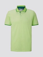 Zweifarbiges Poloshirt mit Kontrastblende - Männer - neon green two tone Zweifarbiges Poloshirt mit Kontrastblende - Männer - neon green two tone - 7 - TOM TAILOR