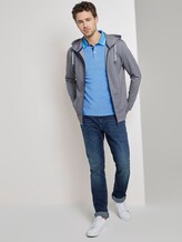 Zweifarbiges Poloshirt mit Kontrastblende - Männer - bright blue two tone Zweifarbiges Poloshirt mit Kontrastblende - Männer - bright blue two tone - 3 - TOM TAILOR