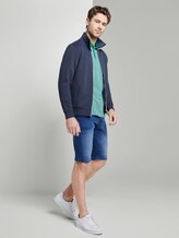 Tweekleurig poloshirt met contrasterende bekleding - Mannen - green two tone Tweekleurig poloshirt met contrasterende bekleding - Mannen - green two tone - 3 - TOM TAILOR