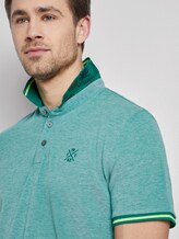 Tweekleurig poloshirt met contrasterende bekleding - Mannen - green two tone Tweekleurig poloshirt met contrasterende bekleding - Mannen - green two tone - 9 - TOM TAILOR