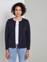 Knitted blazer - Women - Sky Captain Blue Knitted blazer - Women - Sky Captain Blue - 1 - Mine to five