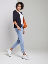 Knitted blazer - Women - Sky Captain Blue Knitted blazer - Women - Sky Captain Blue - 3 - Mine to five