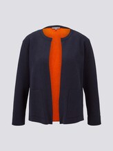 Knitted blazer - Women - Sky Captain Blue Knitted blazer - Women - Sky Captain Blue - 7 - Mine to five