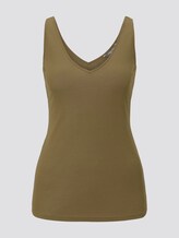 Basic Top aus Lyocell - Frauen - Military Olive Green Basic Top aus Lyocell - Frauen - Military Olive Green - 7 - Mine to five