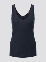 Basic Lyocell Top - Vrouwen - Sky Captain Blue Basic Lyocell Top - Vrouwen - Sky Captain Blue - 7 - Mine to five