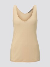Basic Top aus Lyocell - Frauen - coarse sand Basic Top aus Lyocell - Frauen - coarse sand - 7 - Mine to five