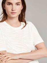 T-Shirt im blassem Zebra-Muster - Frauen - ecru burnout zebra design T-Shirt im blassem Zebra-Muster - Frauen - ecru burnout zebra design - 9 - Mine to five