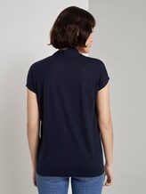 Feminines T-Shirt aus Lyocell - Frauen - Sky Captain Blue Feminines T-Shirt aus Lyocell - Frauen - Sky Captain Blue - 2 - Mine to five