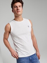 Top mit Schrift-Print - Männer - Off White Top mit Schrift-Print - Männer - Off White - 5 - TOM TAILOR