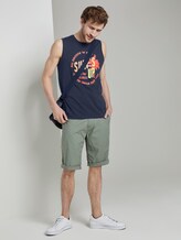 Top mit Schrift-Print - Männer - Black Iris Blue Top mit Schrift-Print - Männer - Black Iris Blue - 3 - TOM TAILOR