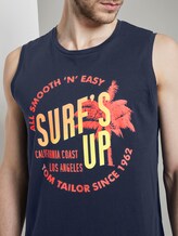 Top mit Schrift-Print - Männer - Black Iris Blue Top mit Schrift-Print - Männer - Black Iris Blue - 9 - TOM TAILOR