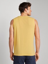 Top mit Schrift-Print - Männer - Primrose Yellow Melange Top mit Schrift-Print - Männer - Primrose Yellow Melange - 2 - TOM TAILOR