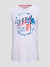 Top mit Schrift-Print - Männer - White Top mit Schrift-Print - Männer - White - 7 - TOM TAILOR