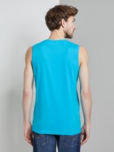 Top mit Schrift-Print - Männer - clear blue atoll Top mit Schrift-Print - Männer - clear blue atoll - 2 - TOM TAILOR
