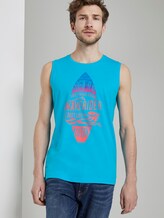 Top mit Schrift-Print - Männer - clear blue atoll Top mit Schrift-Print - Männer - clear blue atoll - 5 - TOM TAILOR
