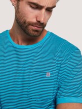 Gestreiftes T-Shirt - Männer - teal blue printed stripe Gestreiftes T-Shirt - Männer - teal blue printed stripe - 9 - TOM TAILOR