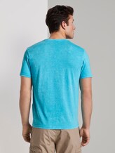 T-Shirt in Stone-Washed-Optik - Männer - clear blue atoll T-Shirt in Stone-Washed-Optik - Männer - clear blue atoll - 2 - TOM TAILOR