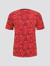 Gemustertes T-Shirt - Männer - pink grey leaf design Gemustertes T-Shirt - Männer - pink grey leaf design - 7 - TOM TAILOR
