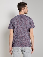 Gestreiftes T-Shirt - Männer - navy neon space dye Gestreiftes T-Shirt - Männer - navy neon space dye - 2 - TOM TAILOR