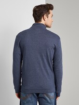 Strukturierte Sweatjacke - Männer - blue mocktwist Strukturierte Sweatjacke - Männer - blue mocktwist - 2 - TOM TAILOR