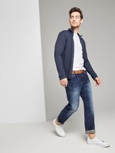 Strukturierte Sweatjacke - Männer - blue mocktwist Strukturierte Sweatjacke - Männer - blue mocktwist - 3 - TOM TAILOR