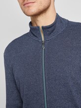 Strukturierte Sweatjacke - Männer - blue mocktwist Strukturierte Sweatjacke - Männer - blue mocktwist - 9 - TOM TAILOR