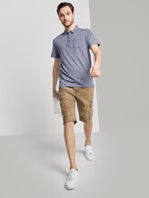 Gestreiftes Poloshirt - Männer - Navy Yarn-Dye Stripe Gestreiftes Poloshirt - Männer - Navy Yarn-Dye Stripe - 3 - TOM TAILOR