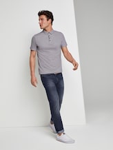 Gestreiftes Poloshirt - Männer - light grey stripe Gestreiftes Poloshirt - Männer - light grey stripe - 3 - TOM TAILOR