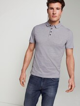 Gestreiftes Poloshirt - Männer - light grey stripe Gestreiftes Poloshirt - Männer - light grey stripe - 5 - TOM TAILOR