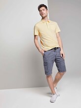 Gestreiftes Poloshirt - Männer - yellow fine stripe Gestreiftes Poloshirt - Männer - yellow fine stripe - 3 - TOM TAILOR