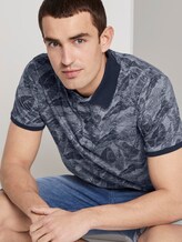 Gemustertes Poloshirt - Männer - Navy Yarn-Dye Stripe Gemustertes Poloshirt - Männer - Navy Yarn-Dye Stripe - 5 - TOM TAILOR