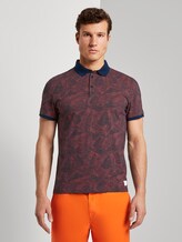 Gemustertes Poloshirt - Männer - neon pink fine stripe Gemustertes Poloshirt - Männer - neon pink fine stripe - 1 - TOM TAILOR