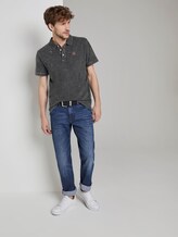 Poloshirt in Stone-Washed-Optik - Männer - Phanton Dark Grey Poloshirt in Stone-Washed-Optik - Männer - Phanton Dark Grey - 3 - TOM TAILOR