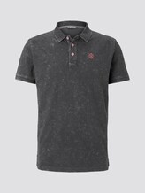 Poloshirt in Stone-Washed-Optik - Männer - Phanton Dark Grey Poloshirt in Stone-Washed-Optik - Männer - Phanton Dark Grey - 7 - TOM TAILOR