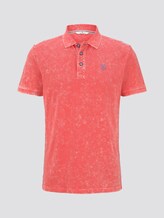 Poloshirt in Stone-Washed-Optik - Männer - neon peach Poloshirt in Stone-Washed-Optik - Männer - neon peach - 7 - TOM TAILOR