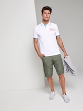 Poloshirt mit Schrift-Print - Männer - White Poloshirt mit Schrift-Print - Männer - White - 3 - TOM TAILOR