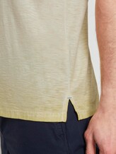 Mottled polo shirt in a washed look - Men - pale straw yellow Mottled polo shirt in a washed look - Men - pale straw yellow - 10 - TOM TAILOR