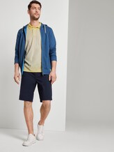 Mottled polo shirt in a washed look - Men - pale straw yellow Mottled polo shirt in a washed look - Men - pale straw yellow - 3 - TOM TAILOR