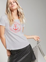 T-shirt mit Print - Frauen - Off White T-shirt mit Print - Frauen - Off White - 5 - TOM TAILOR Denim